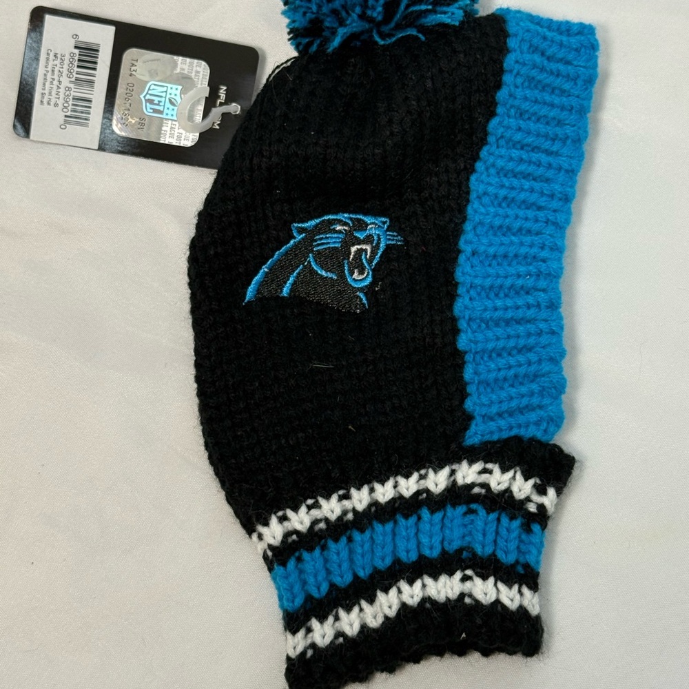 New Carolina Panthers NFL Pet Hat